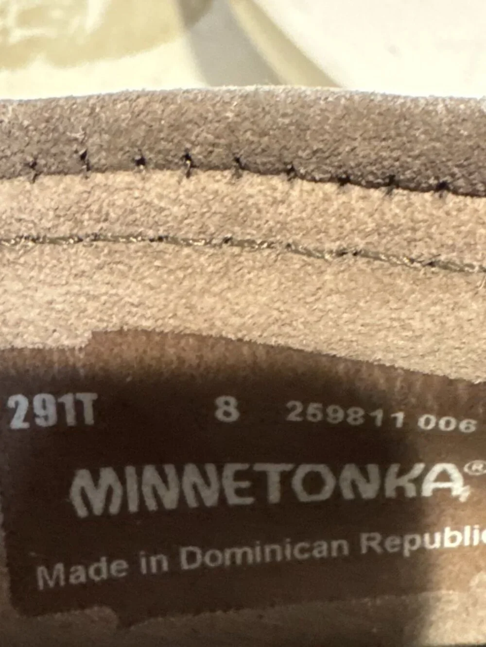Minnetonka Women's Suede High Top Back Zip Boots size 8 NEW 291T - Picture 7 of 7